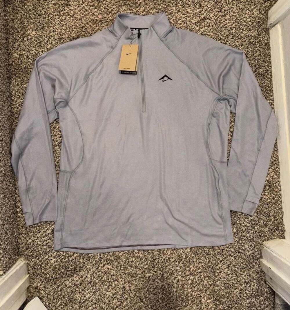 Nike Trail Dri-FIT 1/4-Zip thermal Mid-Layer Top. Large men’s. NWT